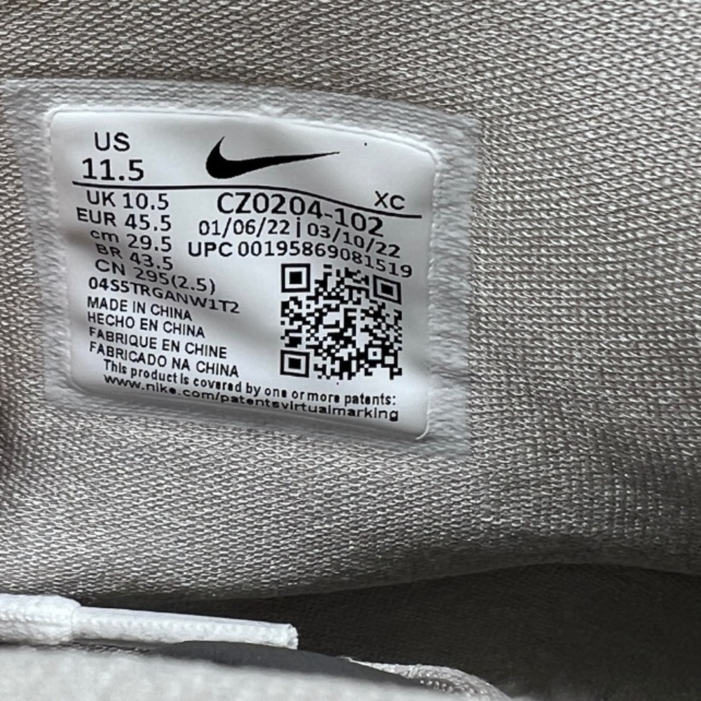Nike Kyrie Infinity Smoke And Mirrors CZ0204-102 White/Blue/Iron Grey Me… - Picture 9 of 9